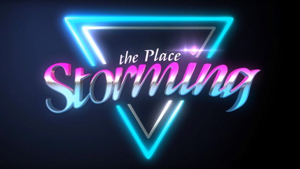 Videohive 80S Blink Logo Intro Logo Stings template preview