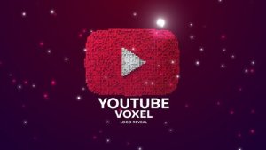 Videohive Youtube Voxel Pixel Logo Reveal Logo Stings template preview