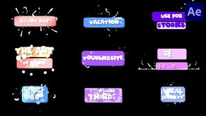 Videohive Liquid Motion Lower Thirds for After Effects Elements template preview
