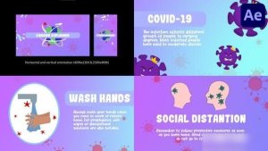 Videohive Coronavirus Explainer for After Effects Openers template preview
