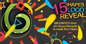 Videohive Shapes Logo Reveal Pack Logo Stings template preview