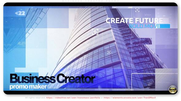 Videohive Business Creator Promo Openers template preview