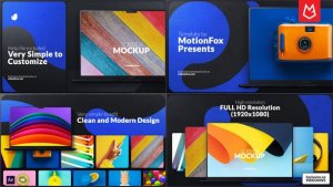 Videohive Web Promo | Dark Theme Mockup Product Promo template preview