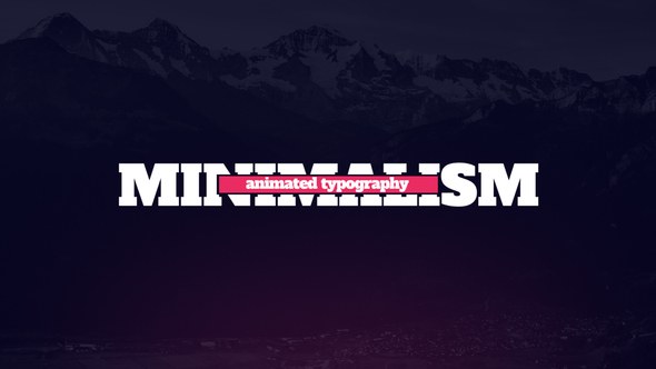 Videohive Minimal Titles 51602939 Titles template preview