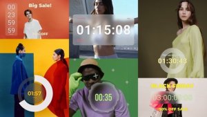Videohive Countdown Timers 54220026 Elements template preview
