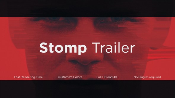 Videohive Stomp Trailer Titles template preview