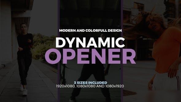 Videohive Dynamic Opener 43932232 Openers template preview