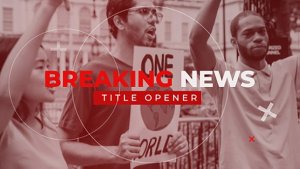 Dynamic Breaking News Title Opener Openers template preview