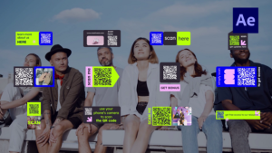 Videohive QR Code Titles /Ae Titles template preview