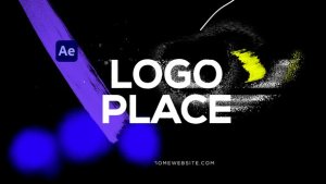 Videohive Glitch Logo Intro Grunge Distortion Logo Stings template preview