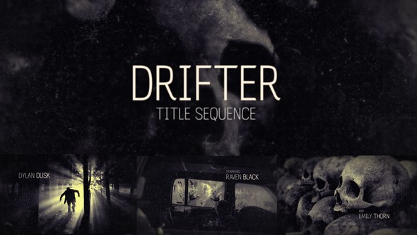 Videohive Drifter Cinematic Title Sequence Titles template preview