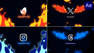 Videohive Firebirds Logo Pack for After Effects Logo Stings template preview