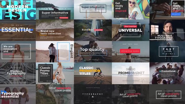 Videohive Essential Titles V.2 Titles template preview