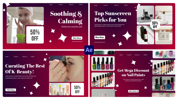 Videohive Beauty Products Promo Product Promo template preview