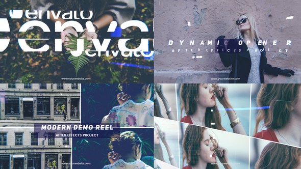 Videohive Modern Demo Reel Openers template preview