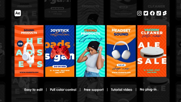 Videohive E-Commerce Instagram Reels 45597293 Product Promo template preview