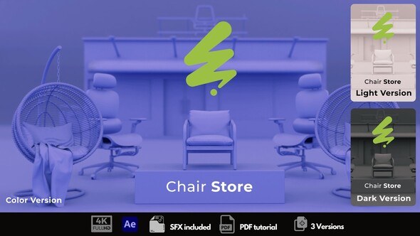 Videohive Chair Store Intro Logo Stings template preview