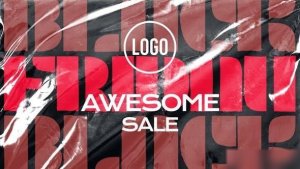 Videohive Plastic Wrap Urban Sale Promo Product Promo template preview