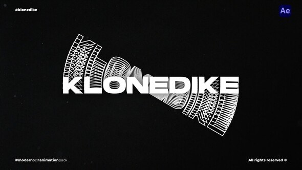 Videohive Modern Text Animation Titles template preview