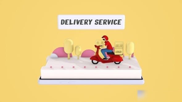 Videohive Delivery Service 29657948 Openers template preview