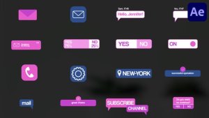 Videohive App Banners And Icons for After Effects Titles template preview