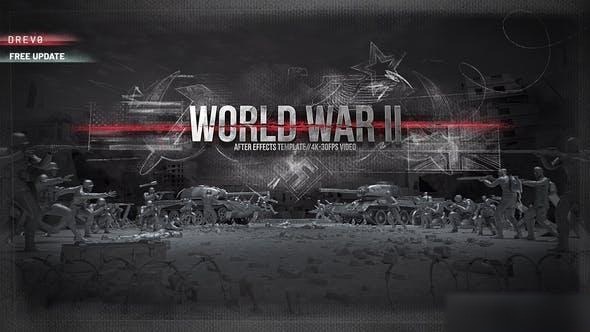 Videohive World War II Opener/ History Documentary Film Openers template preview