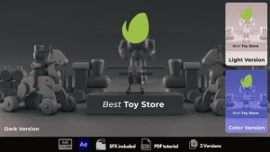 Videohive Toy Store Logo Stings template preview