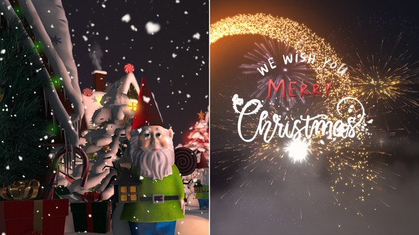 Videohive Merry Christmas 55580386 Openers template preview