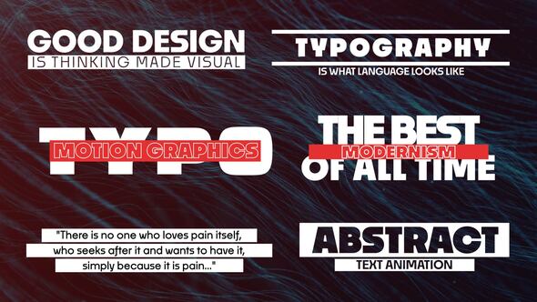 Videohive Modern Titles 53695763 Titles template preview