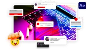 Videohive YouTube Comments | After Effects Elements template preview