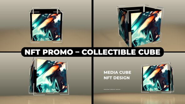 Videohive NFT Promo - Collectible Cube Product Promo template preview