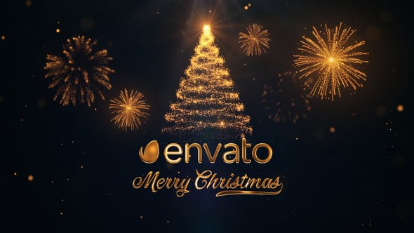 Videohive Christmas Logo Reveal 22937035 Logo Stings template preview