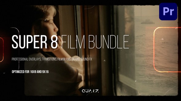 Super 8 Film Bundle for Premiere Pro Premiere Pro template preview