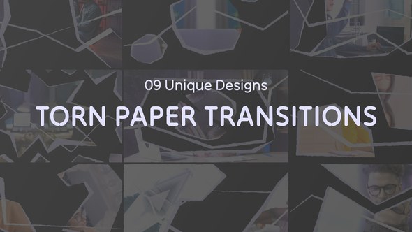 Videohive Creative Paper Transitions Elements template preview