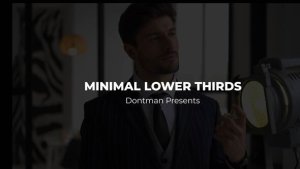 Videohive Minimal Lower Thirds | After Effects 42586800 Elements template preview