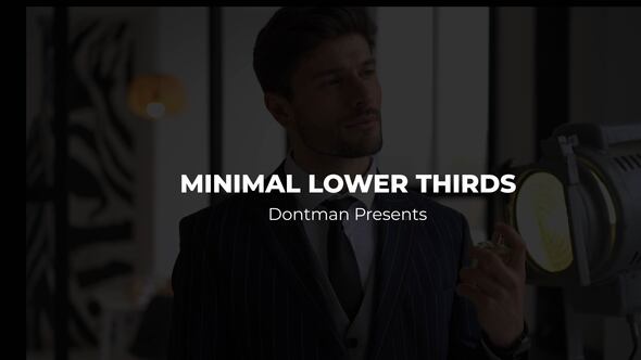 Videohive Minimal Lower Thirds | After Effects 42586800 Elements template preview