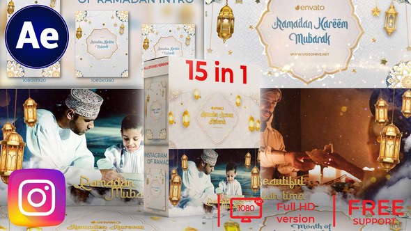 Videohive 10 In 1 Ramadan Slideshow an Intro Ramadan template preview