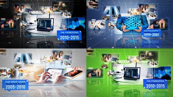 Videohive Business Hi-Tech Slideshow Promo Openers template preview