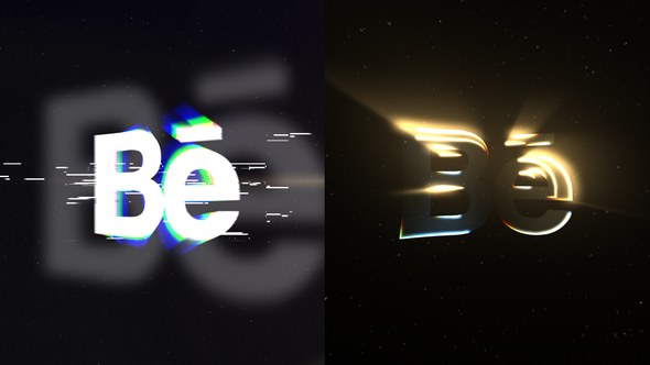 Videohive Epic Glitch Logo Intro Logo Stings template preview