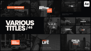 Videohive Various Titles 46 Titles template preview