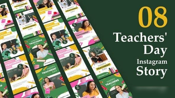 Videohive Teachers Day Instagram Stories