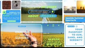 Videohive Summer Promo 57825665 Video Displays template preview