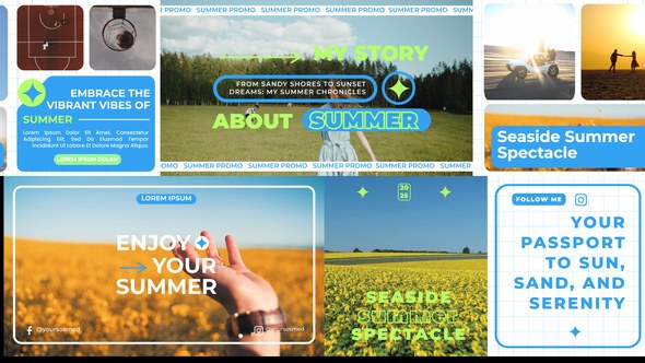 Videohive Summer Promo 57825665 Video Displays template preview