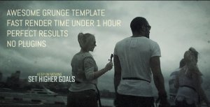 Videohive Mysterious - Grunge Cinematic Trailer V2 Video Displays template preview