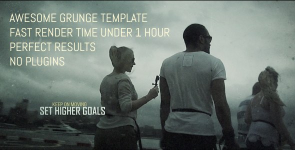 Videohive Mysterious - Grunge Cinematic Trailer V2 Video Displays template preview