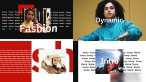Videohive Fashion Stomp Intro Openers template preview