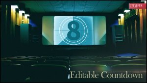 Videohive Old Film Countdown Elements template preview