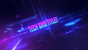 Videohive Tech Grid Titles Titles template preview