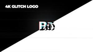Videohive Minimal Glitch Logo 25962249 Logo Stings template preview