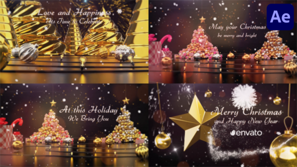 Videohive Christmas Card Logo for After Effects Logo Stings template preview